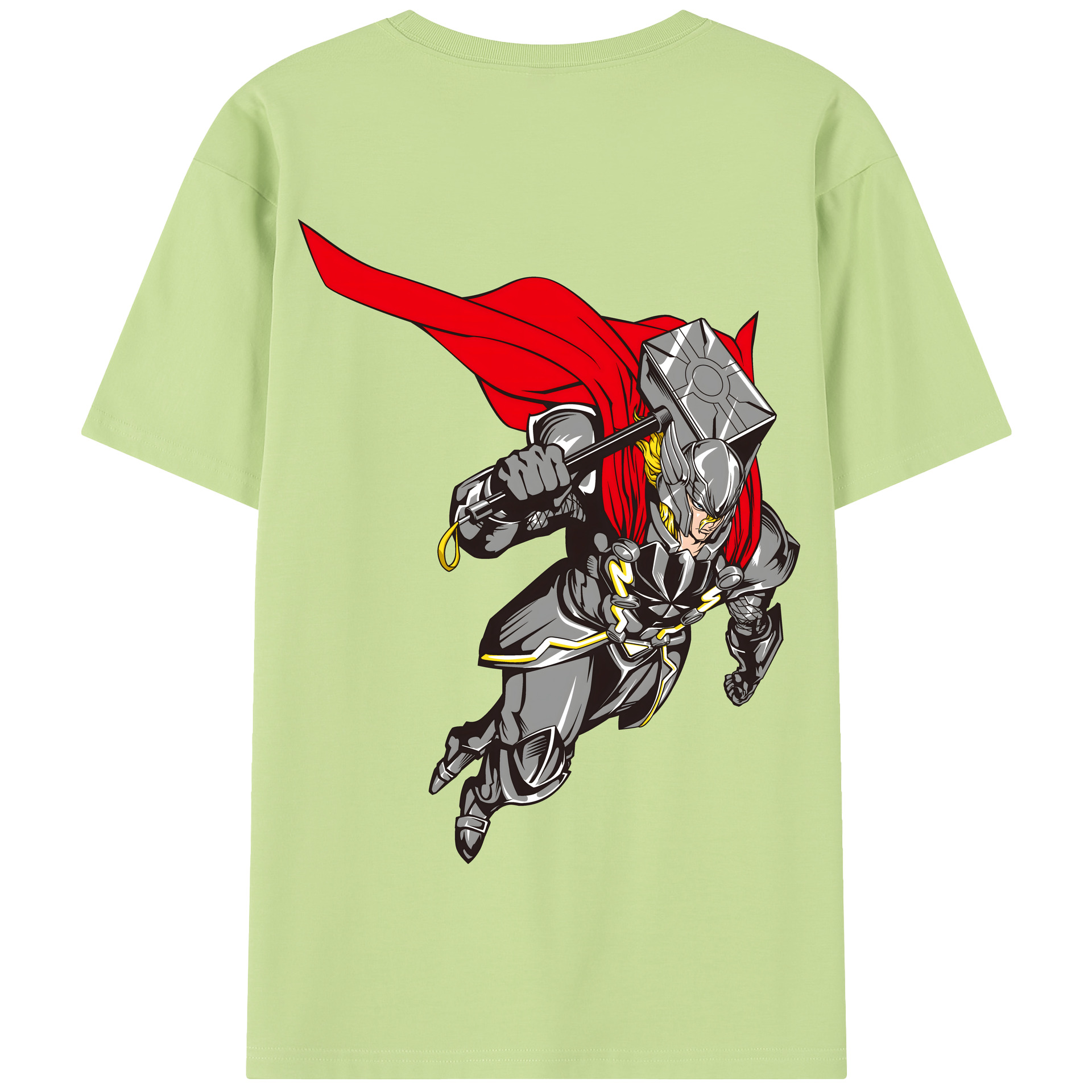 （画像用） アベンジャーズ The Avengers 綿100％半袖Tシャツ（背面プリント）